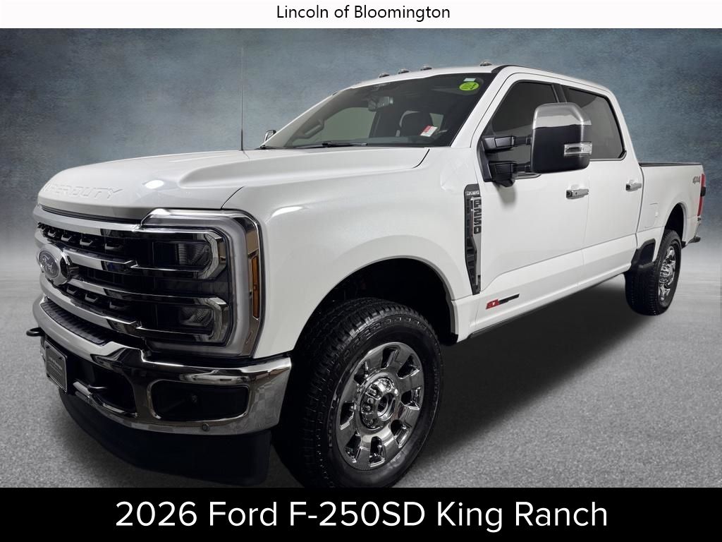 Star White Metallic TC 2026 Ford F-250 Super Duty Pickup Truck Four-Wheel Drive Automatic