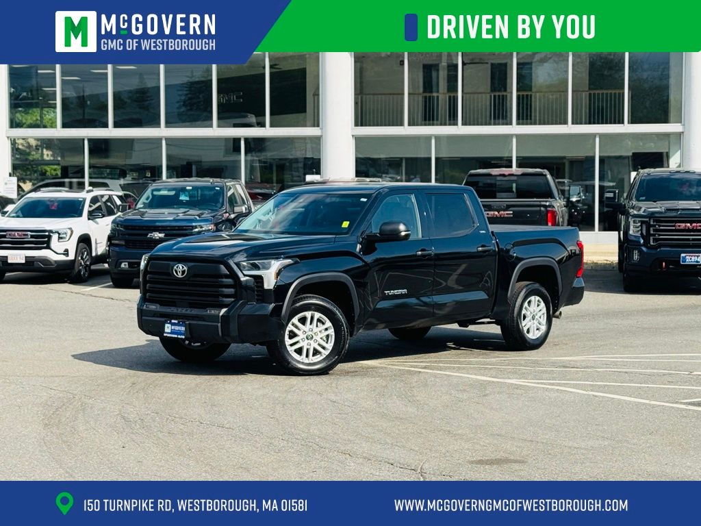 Midnight Black Metallic 2024 Toyota Tundra Pickup Truck Four-Wheel Drive Automatic