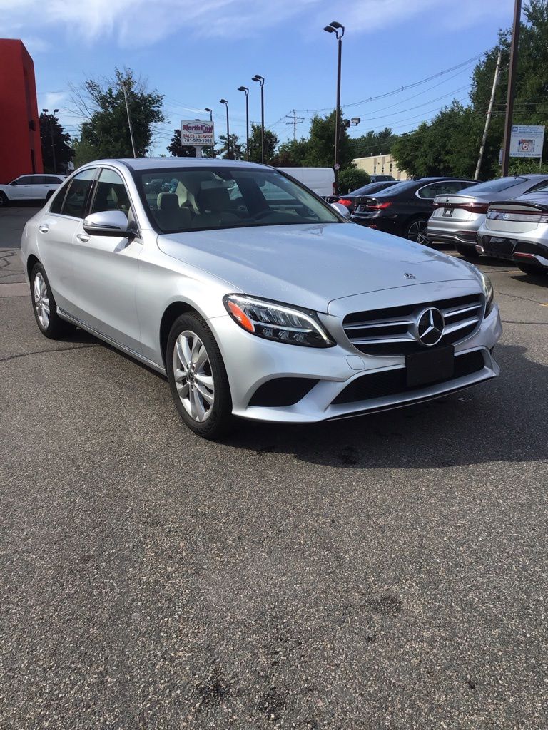 Silver 2019 Mercedes-Benz C-Class Sedan All-Wheel Drive 9-Speed Automatic