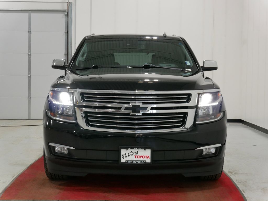 Used 2015 Chevrolet Tahoe LTZ with VIN 1GNSKCKC3FR302907 for sale in Waite Park, Minnesota