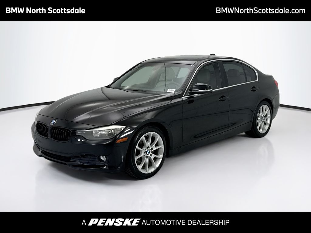 Jet Black 2015 BMW 3 Series Sedan Rear-Wheel Drive 8-Speed Automatic