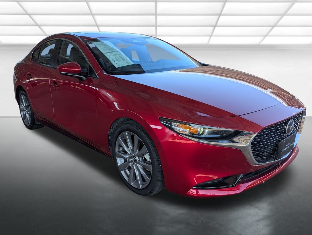Soul Red Crystal Metallic 2025 Mazda MAZDA3 Sedan Front-Wheel Drive 6-Speed Automatic