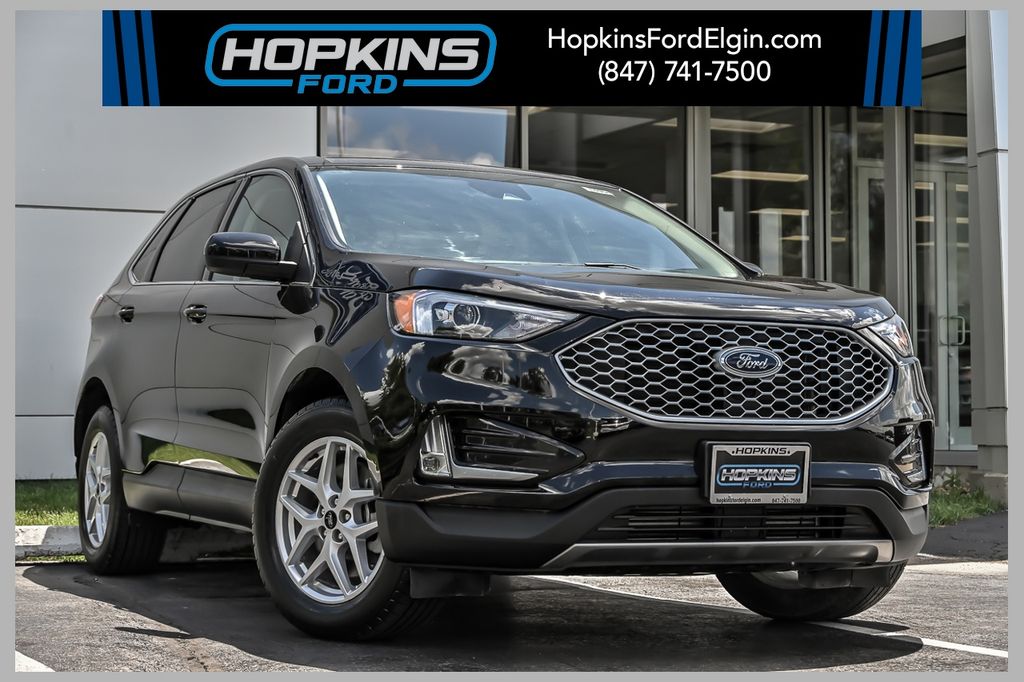 Agate Black Metallic 2024 Ford Edge SUV / Crossover All-Wheel Drive 8-Speed Automatic