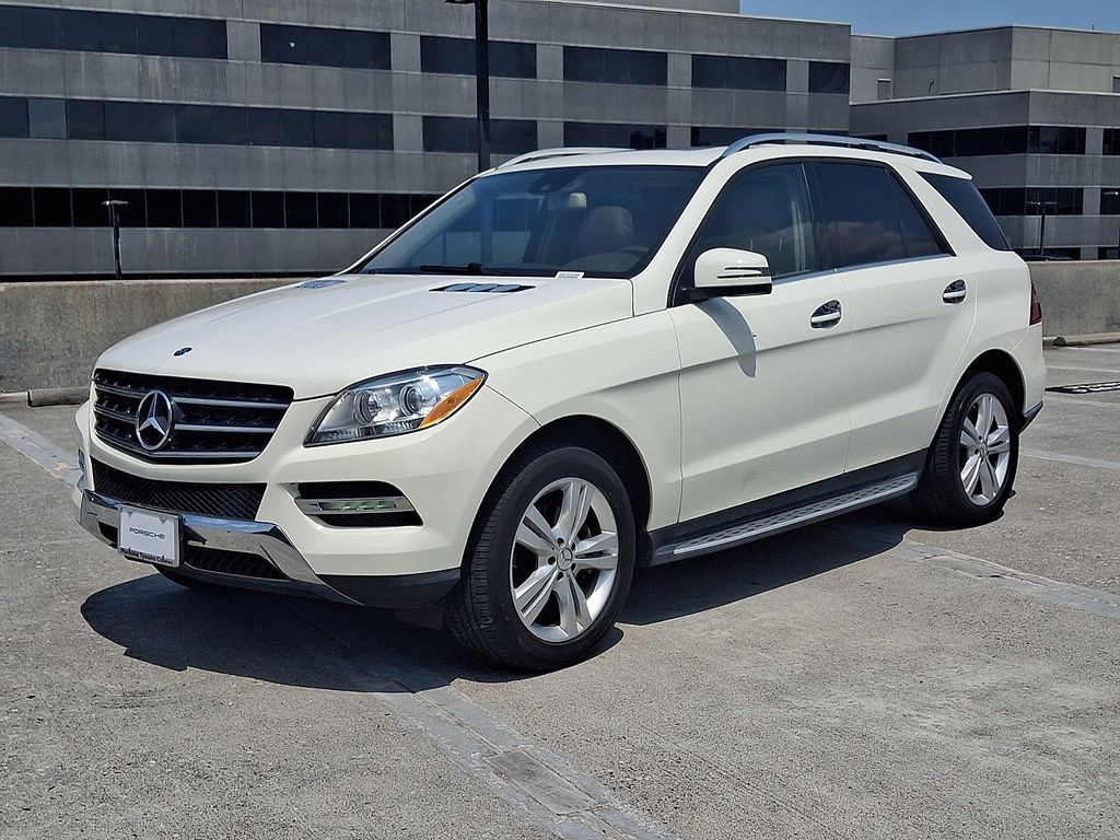 Arctic White 2013 Mercedes-Benz M-Class SUV / Crossover All-Wheel Drive 7-Speed Automatic