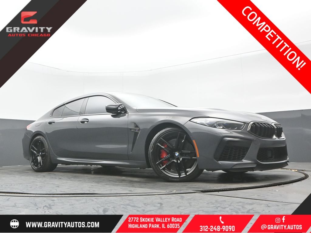 Brands Hatch Gray Metallic 2022 BMW M8 Competition Gran Coupe AWD Sedan All-Wheel Drive 8-Speed Automatic