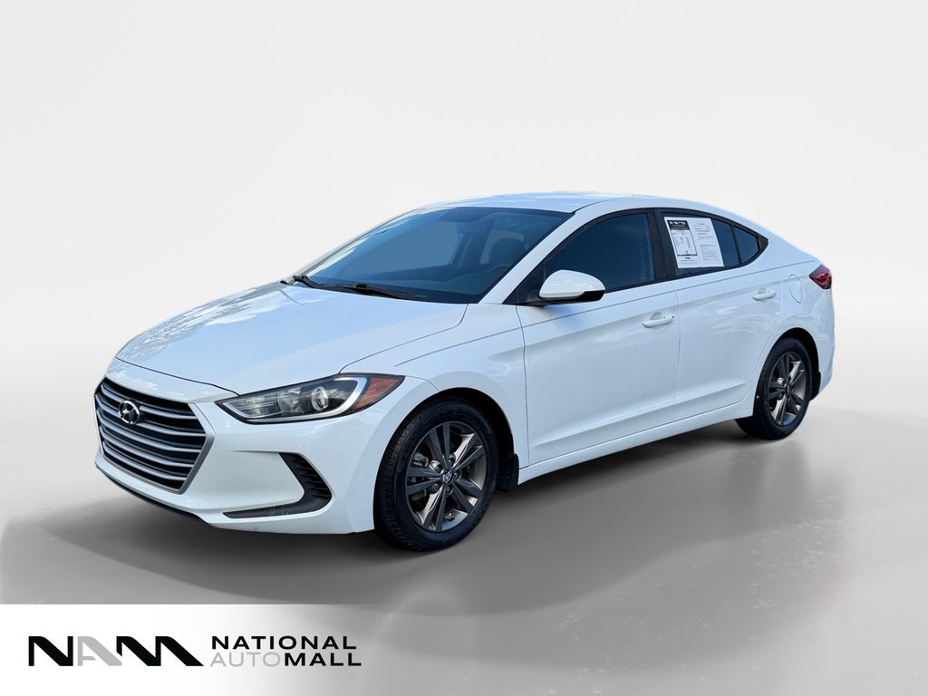 Quartz White Pearl 2017 Hyundai Elantra Sedan Front-Wheel Drive 6-Speed Automatic