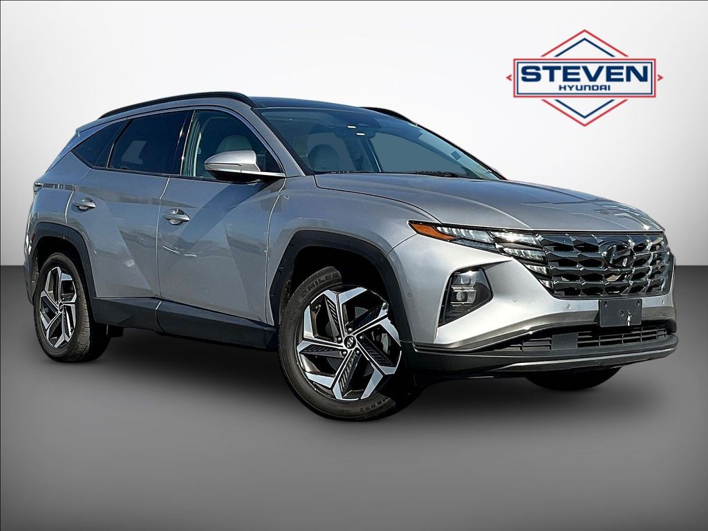 Shimmering Silver 2023 Hyundai Tucson SUV / Crossover All-Wheel Drive 8-Speed Automatic
