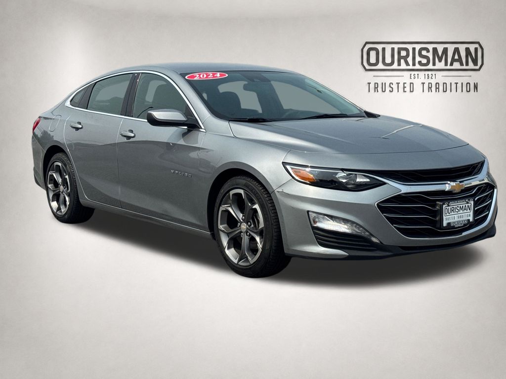 Sterling Gray Metallic 2024 Chevrolet Malibu Sedan Front-Wheel Drive Continuously Variable Transmission