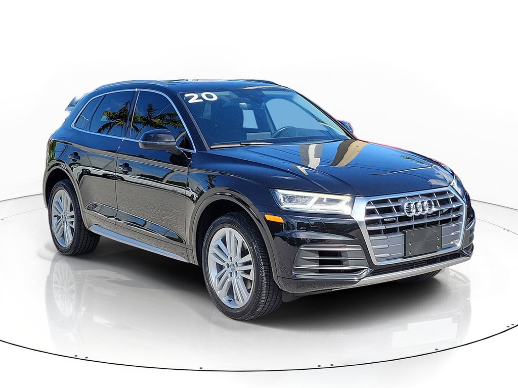 Mythos Black Metallic 2020 Audi Q5 SUV / Crossover All-Wheel Drive 7-Speed Automatic