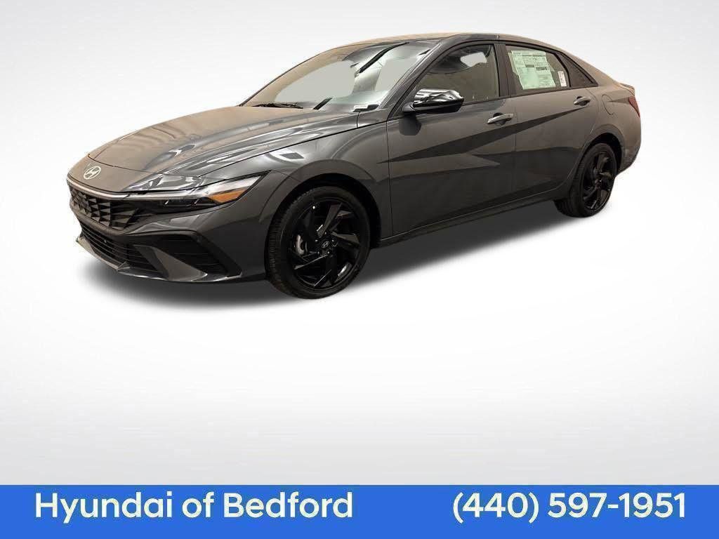 Ecotronic Gray 2026 Hyundai Elantra SEL Sport FWD Sedan Front-Wheel Drive Continuously Variable Transmission