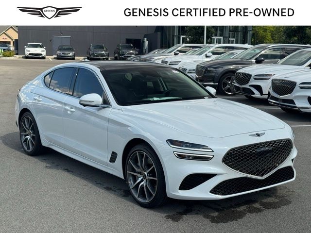 Uyuni White 2026 Genesis G70 Sedan All-Wheel Drive 8-Speed Automatic