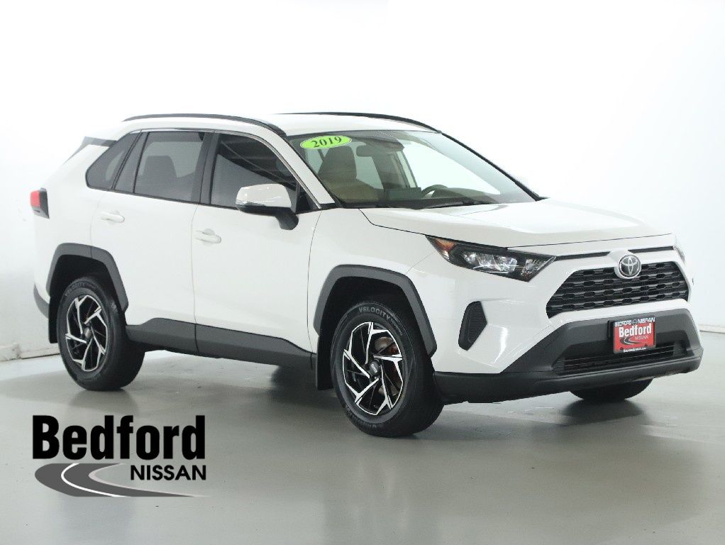 Super White 2019 Toyota RAV4 SUV / Crossover All-Wheel Drive 8-Speed Automatic