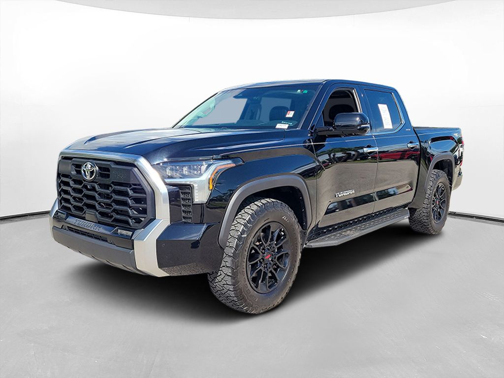 Midnight Black Metallic 2023 Toyota Tundra Pickup Truck Four-Wheel Drive Automatic
