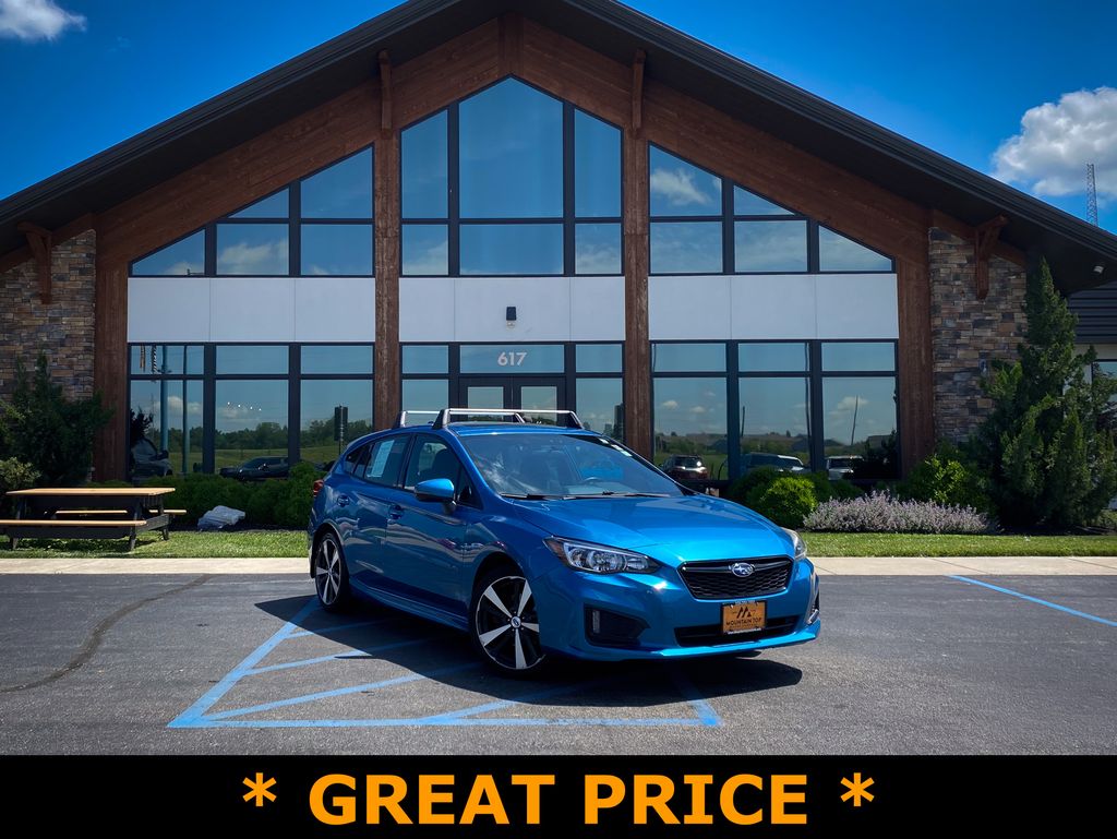 Island Blue Pearl 2018 Subaru Impreza 2.0i Sport Hatchback AWD Hatchback All-Wheel Drive 5-Speed Manual