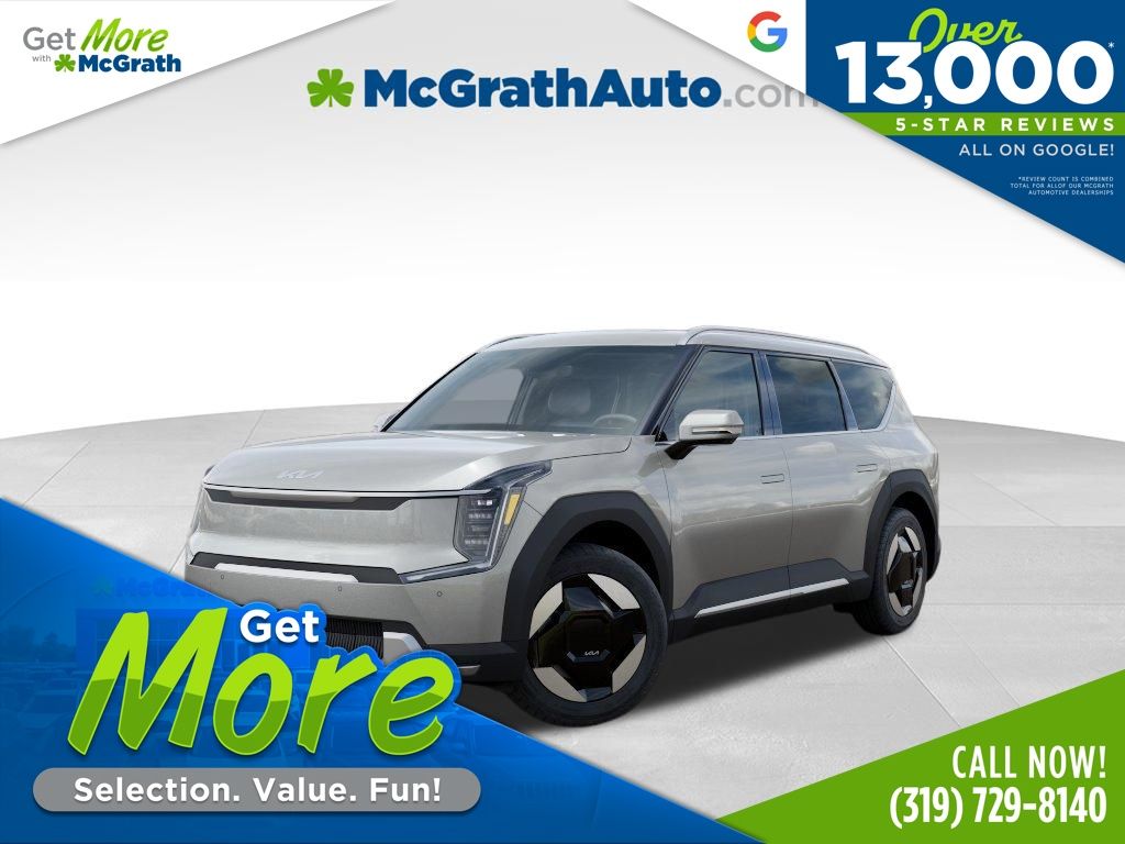 White (Ivory Silver) 2026 Kia EV9 SUV / Crossover All-Wheel Drive 1-Speed Automatic
