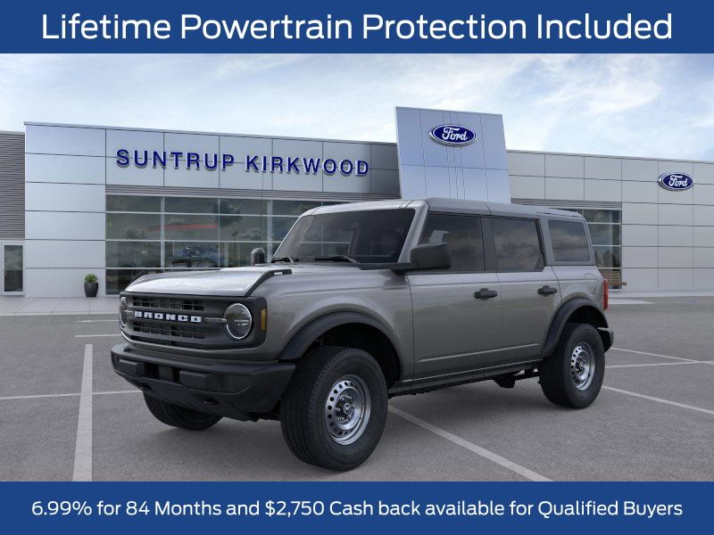 Carbonized Gray Metallic 2025 Ford Bronco 4-Door 4WD SUV / Crossover Four-Wheel Drive Automatic