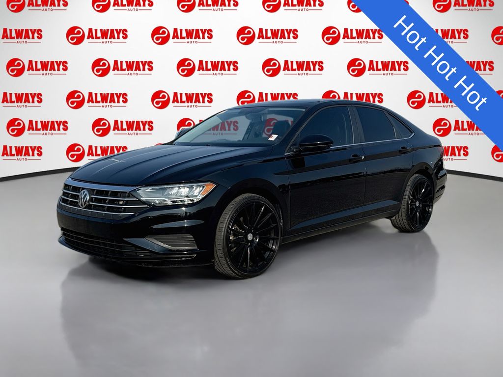Black Uni 2019 Volkswagen Jetta Sedan Front-Wheel Drive 8-Speed Automatic