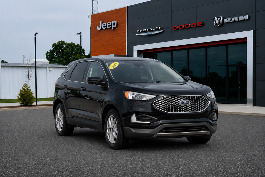 Black Metallic 2024 Ford Edge SUV / Crossover All-Wheel Drive 8-Speed Automatic