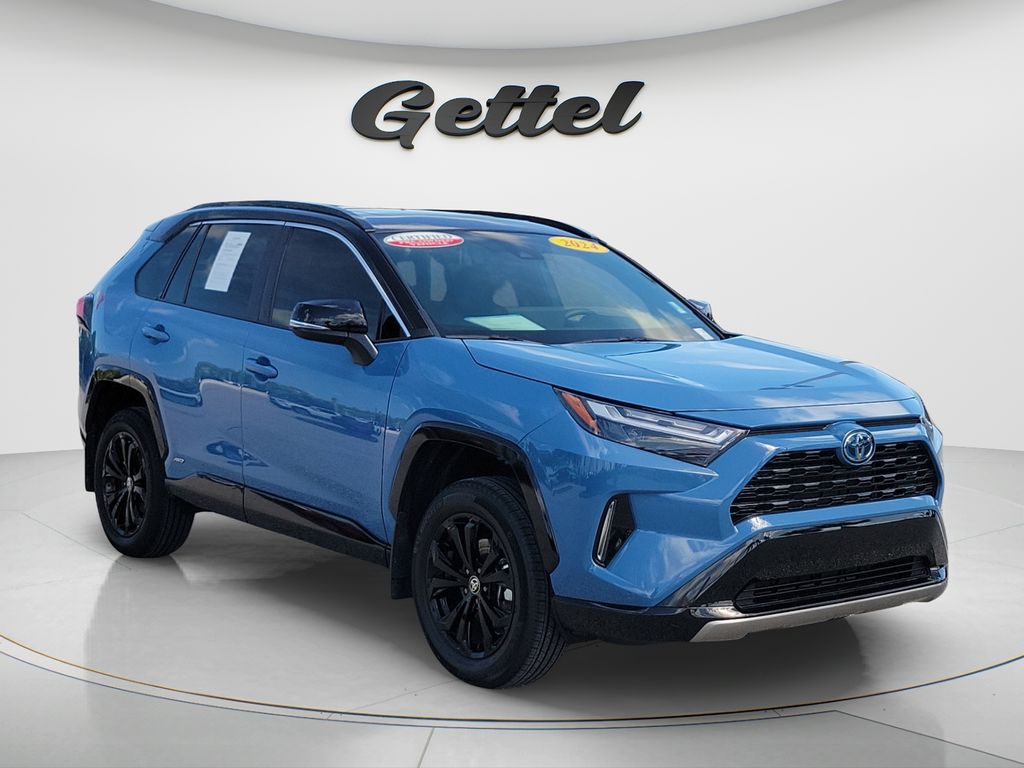 Certified Used 2024 Blue Toyota XSE image 2