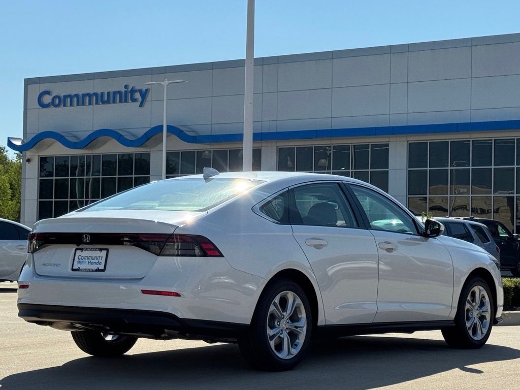 2025 Honda Accord LX White at Community Honda