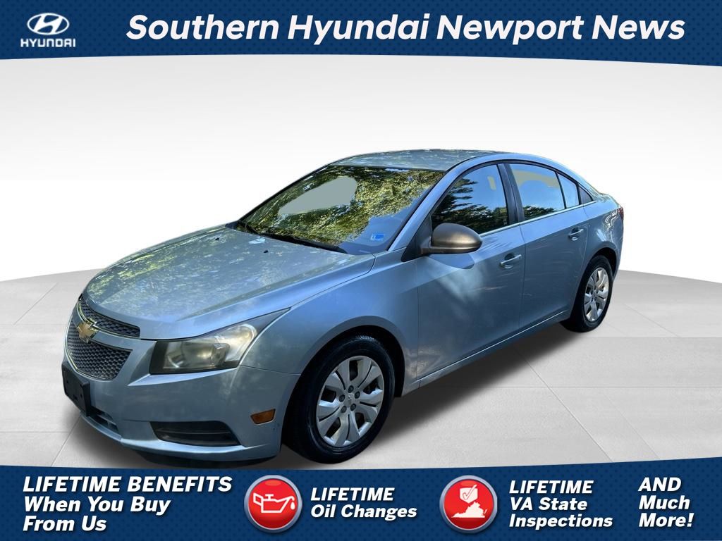 Ice Blue Metallic 2012 Chevrolet Cruze Sedan Front-Wheel Drive 6-Speed Automatic Overdrive