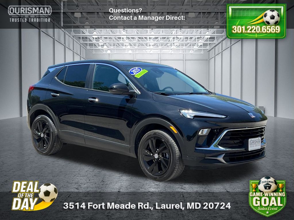 Black (Ebony Twilight Metallic) 2025 Buick Encore GX SUV / Crossover Front-Wheel Drive Continuously Variable Transmission