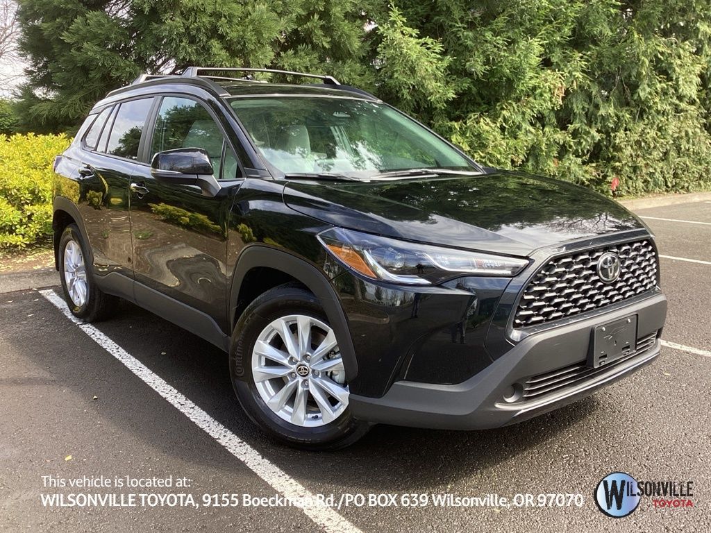 Jet Black 2024 Toyota Corolla Cross LE AWD SUV / Crossover All-Wheel Drive Continuously Variable Transmission