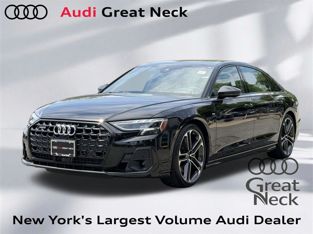 Black Metallic 2026 Audi A8 L quattro 55 TFSI Sedan All-Wheel Drive 8-Speed Automatic