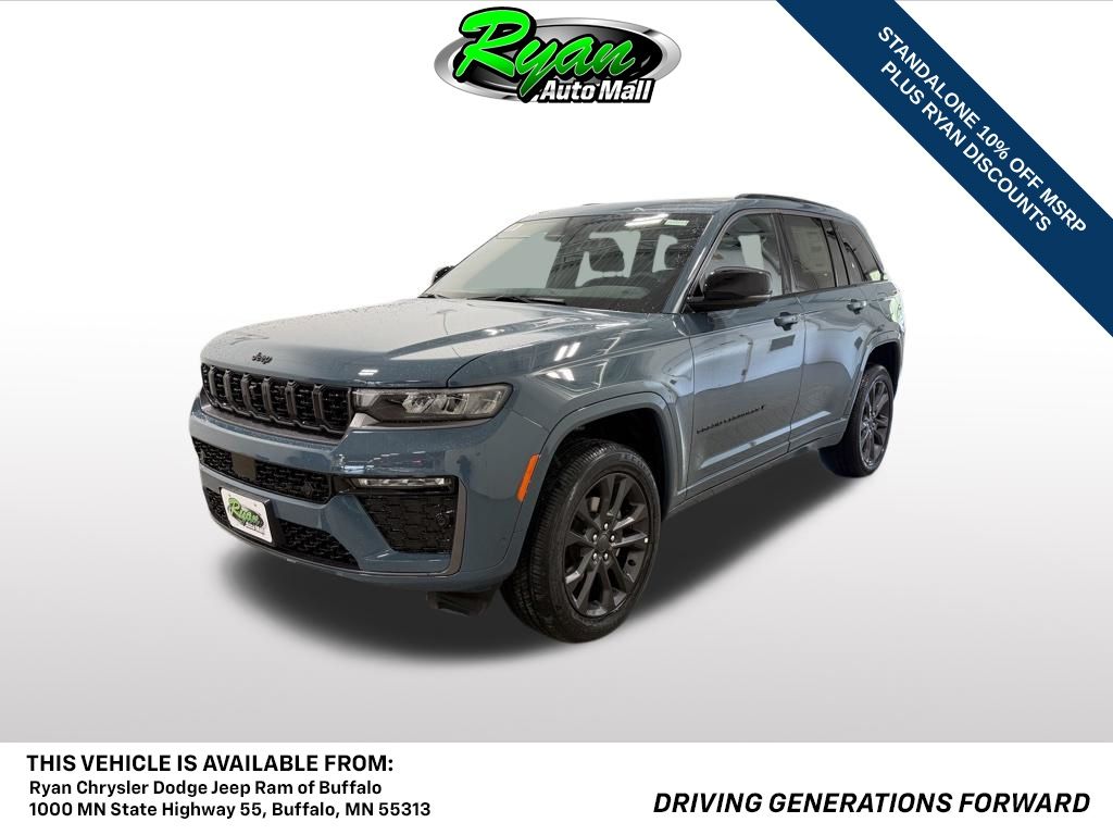 Gray (Steel Blue) 2026 Jeep Grand Cherokee SUV / Crossover Four-Wheel Drive 8-Speed Automatic