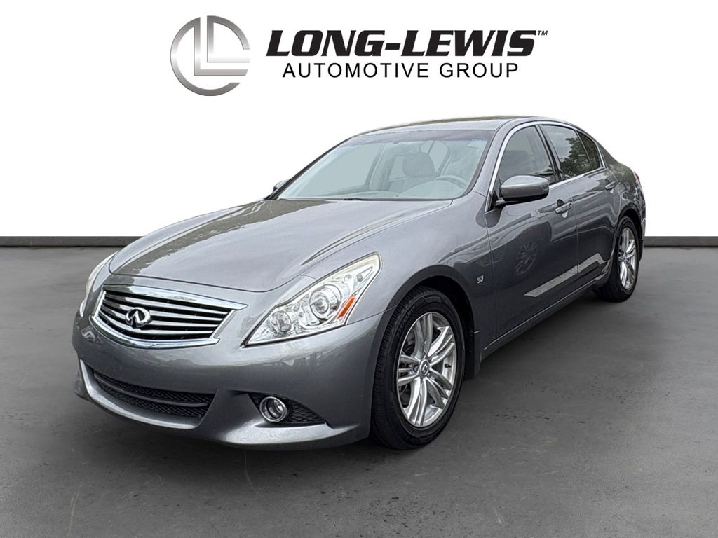Gray (Graphite Shadow) 2015 INFINITI Q40 3.7 RWD Sedan Rear-Wheel Drive 7-Speed Automatic