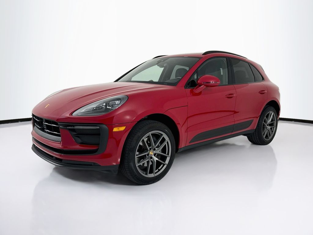 Carmine Red 2025 Porsche Macan SUV / Crossover 7-Speed Automatic