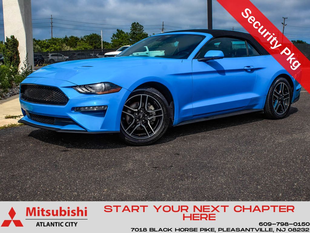 Grabber Blue Metallic 2023 Ford Mustang Convertible Rear-Wheel Drive Automatic
