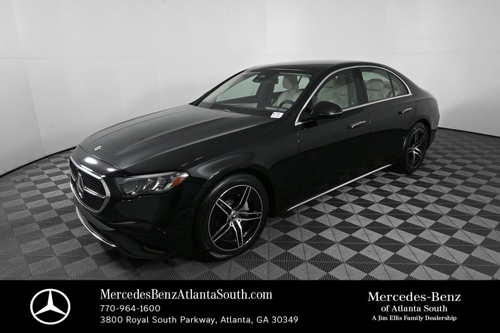 Black 2025 Mercedes-Benz E-Class E 350 RWD Sedan Rear-Wheel Drive 9-Speed Automatic