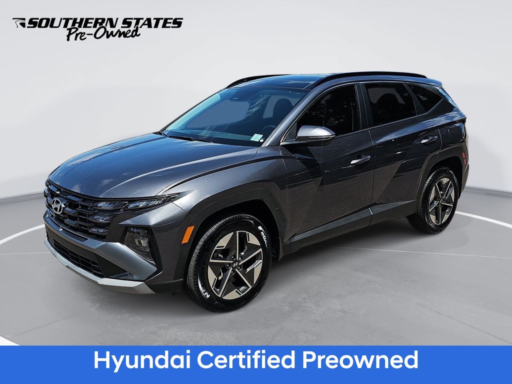 Titanium Gray 2025 Hyundai Tucson Hybrid SUV / Crossover All-Wheel Drive 6-Speed Automatic