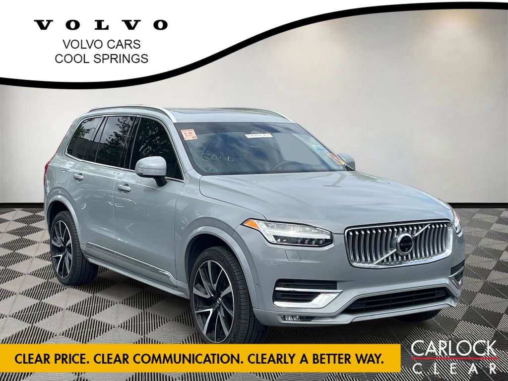 Vapour Gray Metallic 2024 Volvo XC90 B6 Plus Bright Theme 6-Passenger AWD SUV / Crossover All-Wheel Drive Automatic