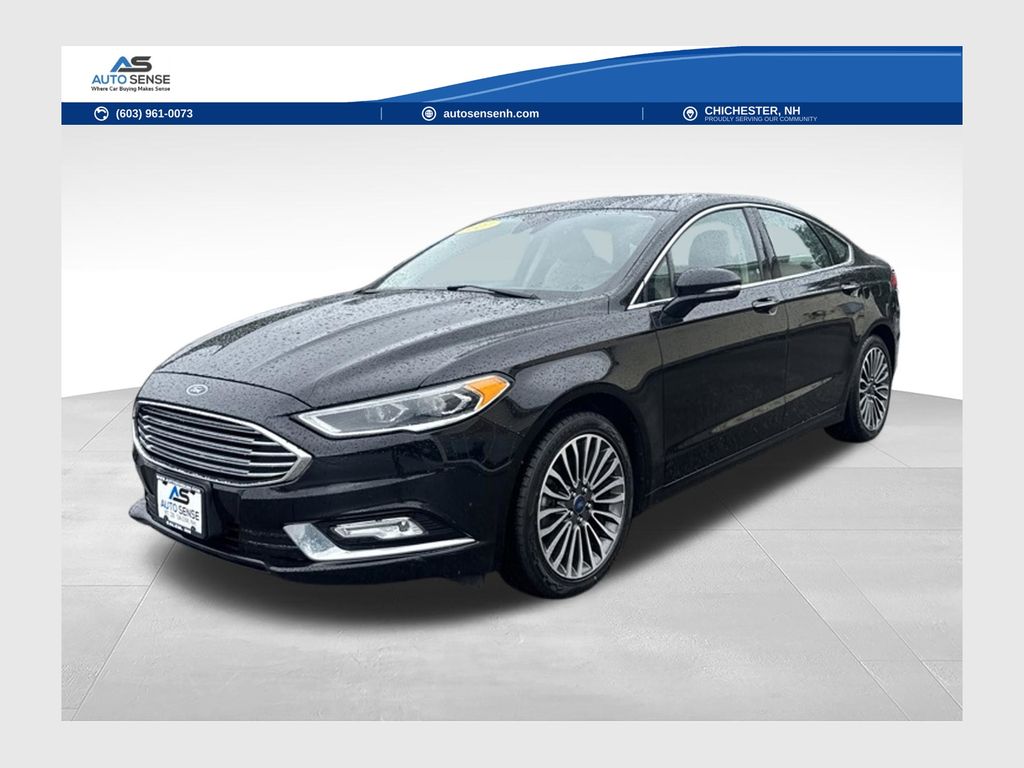 Shadow Black 2017 Ford Fusion Sedan All-Wheel Drive 6-Speed Automatic