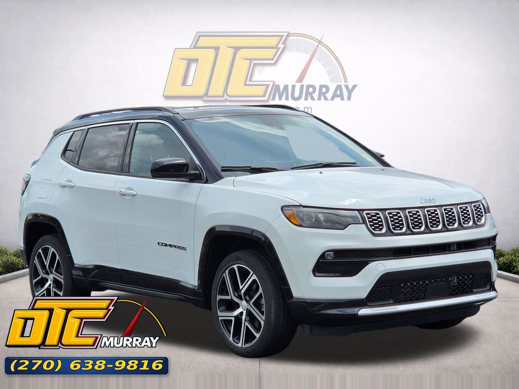 Bright White Clearcoat 2024 Jeep Compass Limited 4WD SUV / Crossover Four-Wheel Drive 8-Speed Automatic