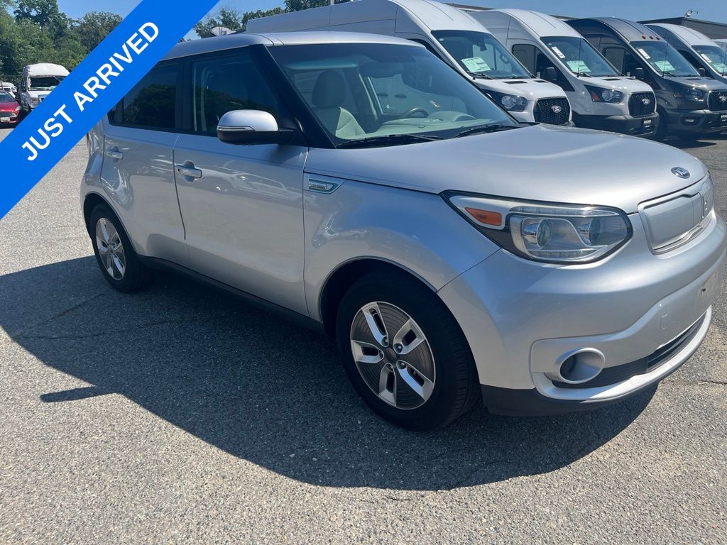 Bright Silver 2019 Kia Soul EV FWD Wagon Front-Wheel Drive 1-Speed Automatic