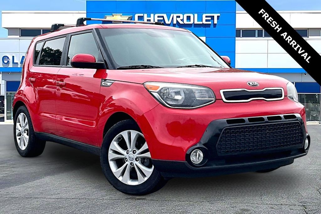 Inferno Red 2016 Kia Soul + Wagon Front-Wheel Drive 6-Speed Automatic