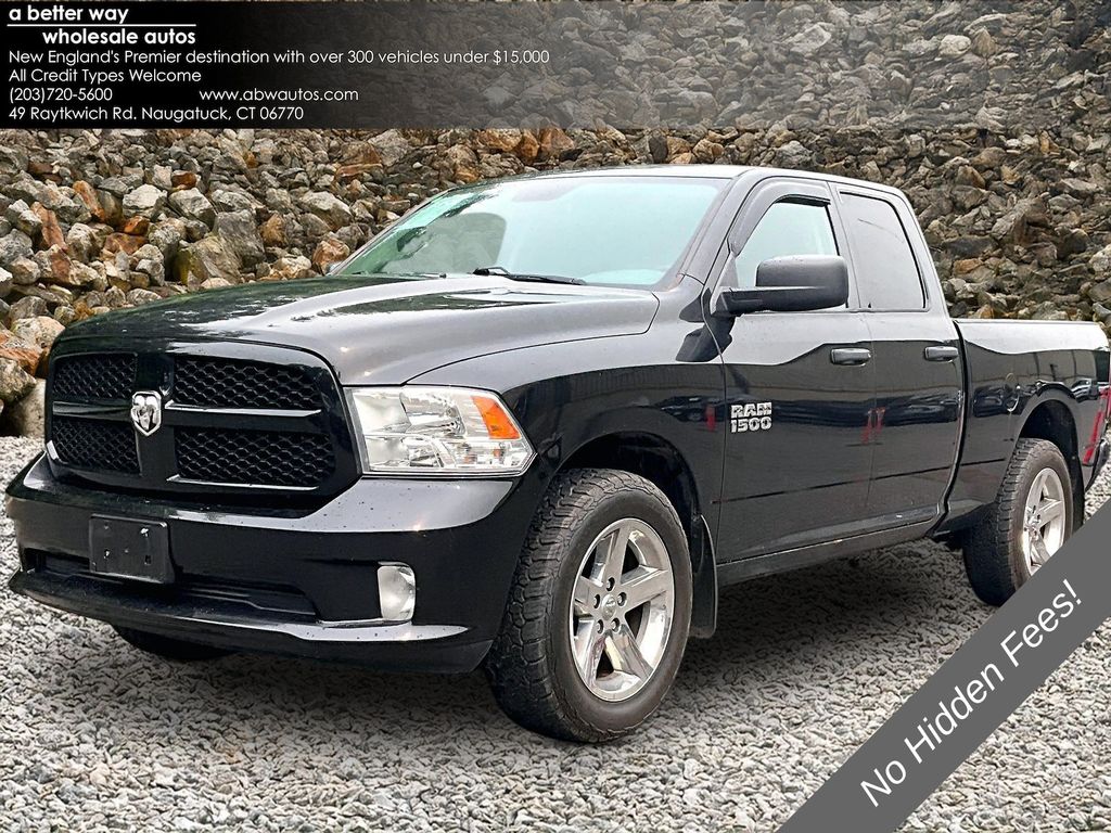 Brilliant Black Crystal Pearlcoat 2018 RAM 1500 Pickup Truck Four-Wheel Drive 8-Speed Automatic