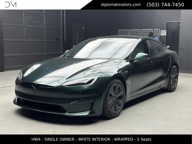 Black 2024 Tesla Model S AWD Sedan All-Wheel Drive 1-Speed Automatic