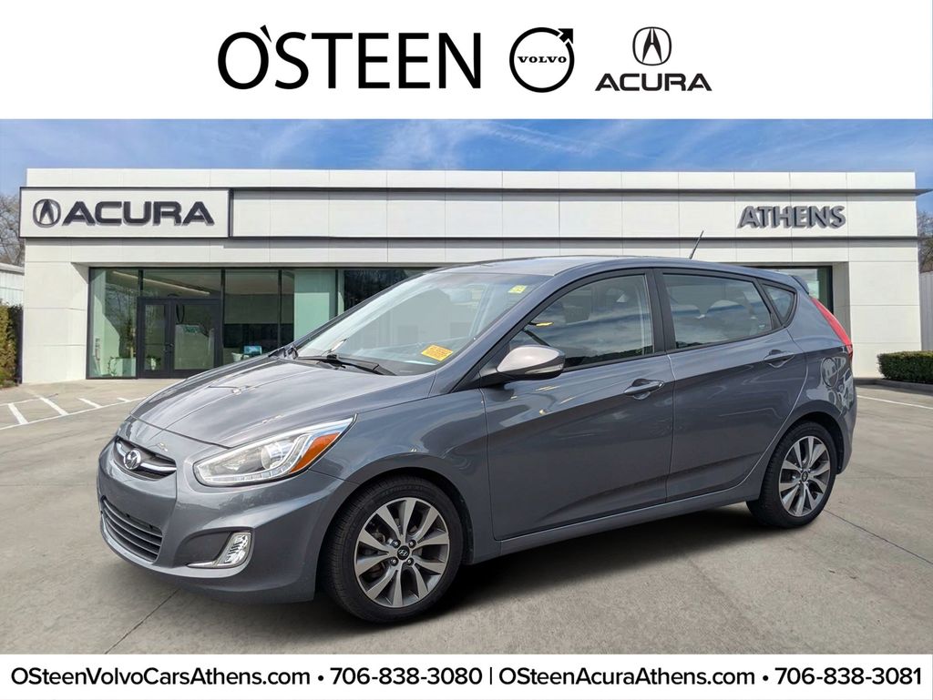 Triathlon Gray Metallic 2016 Hyundai Accent Hatchback Front-Wheel Drive 6-Speed Automatic