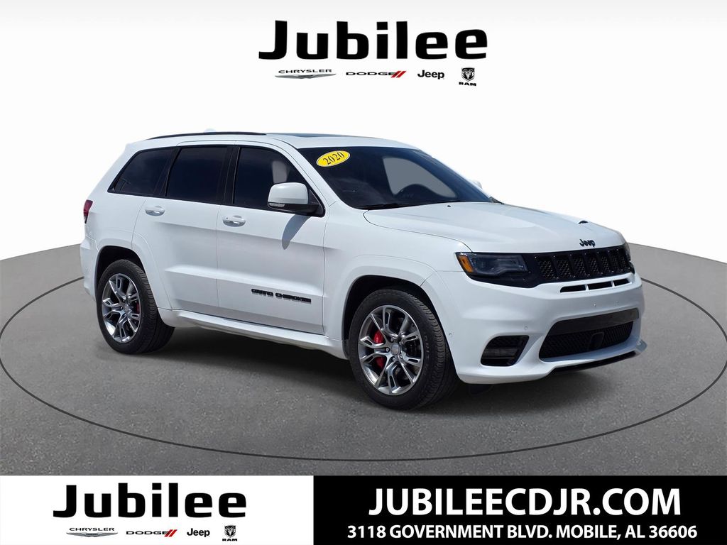 White (Ivory 3-Coat) 2020 Jeep Grand Cherokee SRT 4WD SUV / Crossover Four-Wheel Drive 8-Speed Automatic
