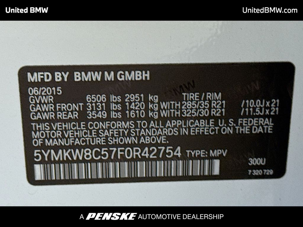 Thumbnail: 2015 BMW X6 - 15