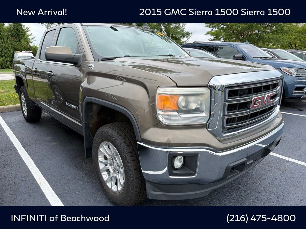 Bronze Alloy Metallic 2015 GMC Sierra 1500 Pickup Truck Four-Wheel Drive 6-Speed Automatic Overdrive