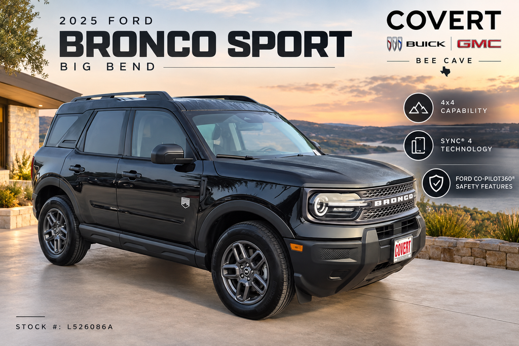 Shadow Black 2025 Ford Bronco Sport SUV / Crossover All-Wheel Drive 8-Speed Automatic