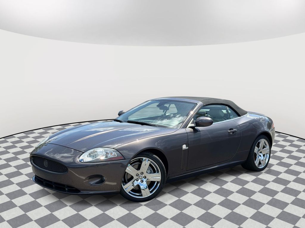 Gray 2008 Jaguar XK-Series XK Convertible RWD Convertible Rear-Wheel Drive 6-Speed Automatic Overdrive