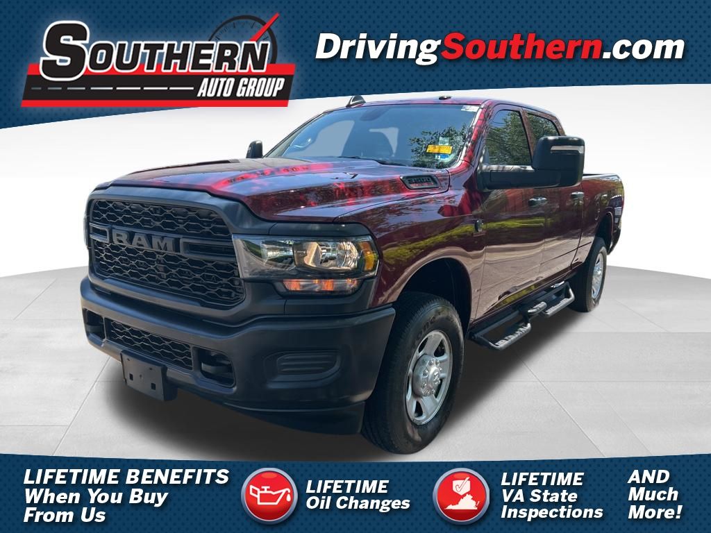 Delmonico Red Pearlcoat 2024 RAM 3500 Pickup Truck Four-Wheel Drive 6-Speed Automatic