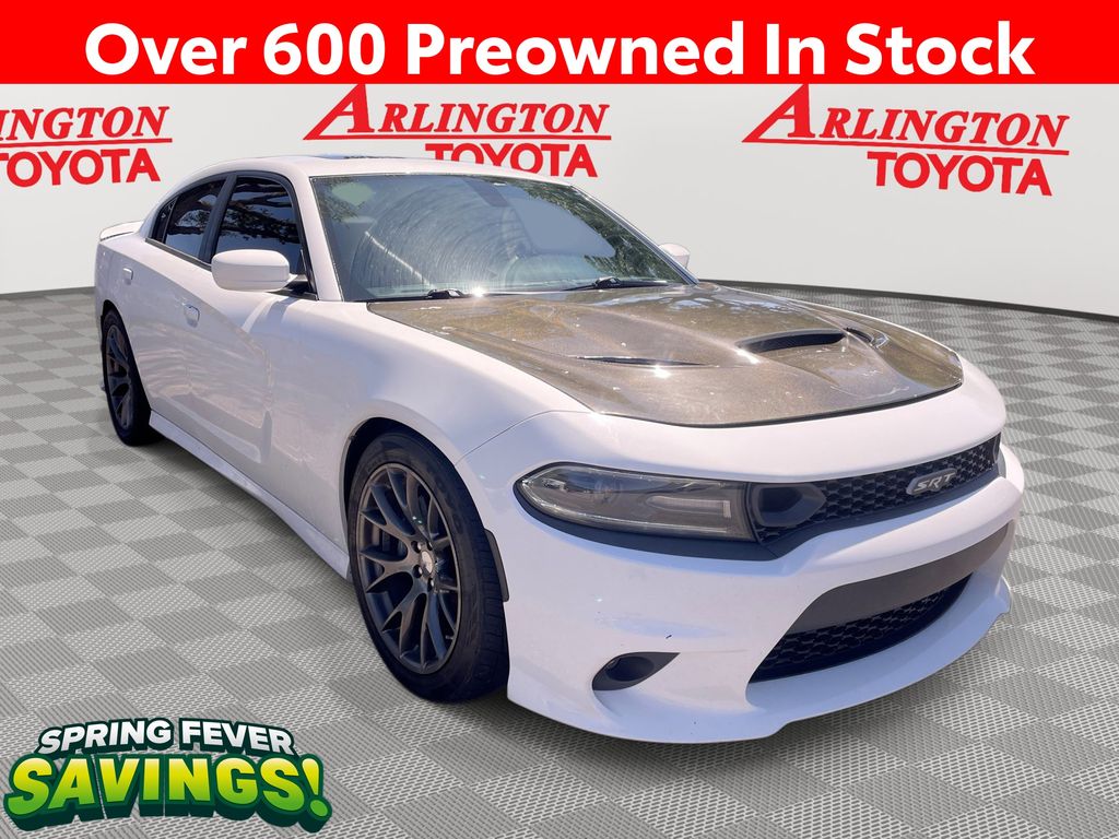 White Knuckle Clearcoat 2019 Dodge Charger R/T Scat Pack RWD Sedan Rear-Wheel Drive 8-Speed Automatic