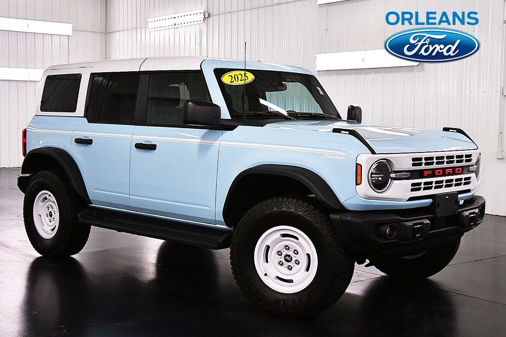 Blue 2025 Ford Bronco Heritage Edition 4-Door 4WD SUV / Crossover Four-Wheel Drive Automatic